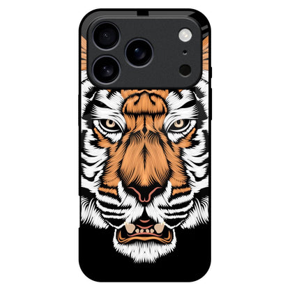 Angry Tiger iPhone 17 Pro Max Glass Back Cover Online