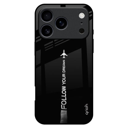 Follow Your Dreams iPhone 17 Pro Max Glass Back Cover Online