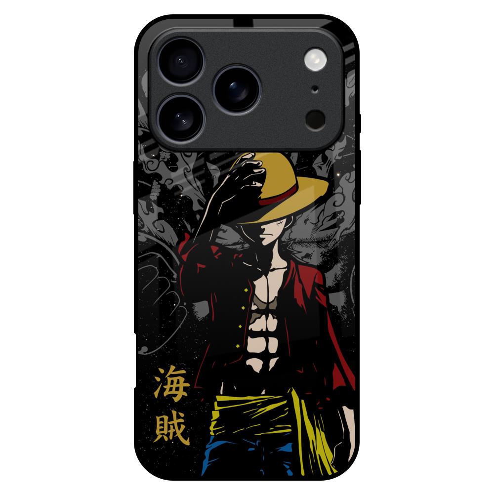 Dark Luffy iPhone 17 Pro Max Glass Back Cover Online
