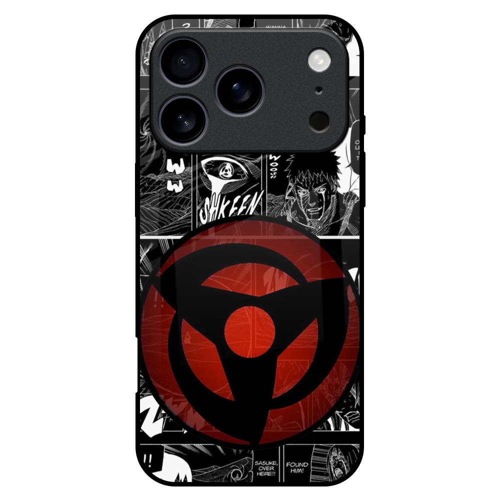 Sharingan iPhone 17 Pro Max Glass Back Cover Online