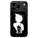 Monochrome Goku iPhone 17 Pro Max Glass Back Cover Online