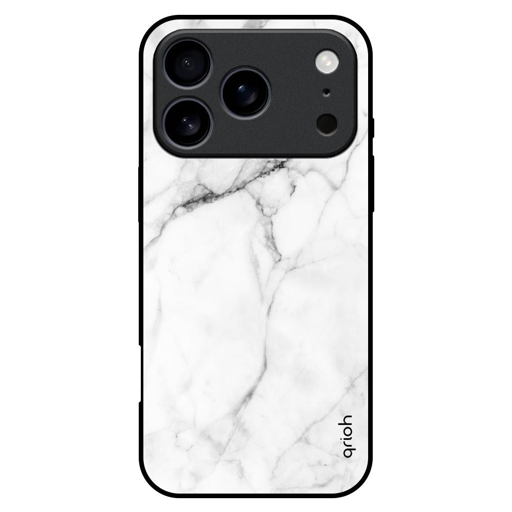 Modern White Marble iPhone 17 Pro Max Glass Back Cover Online