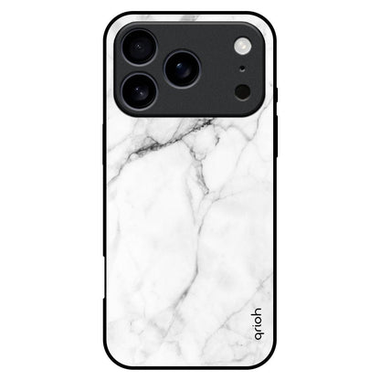 Modern White Marble iPhone 17 Pro Max Glass Back Cover Online