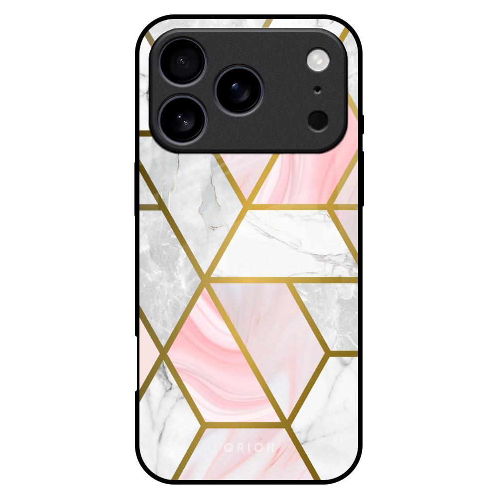 Geometrical Marble iPhone 17 Pro Max Glass Back Cover Online