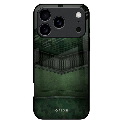 Green Leather iPhone 17 Pro Max Glass Back Cover Online
