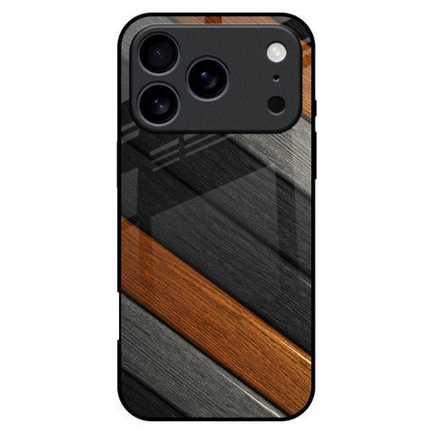 Tri Color Wood iPhone 17 Pro Max Glass Back Cover Online