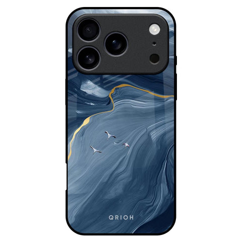 Deep Ocean Marble iPhone 17 Pro Max Glass Back Cover Online