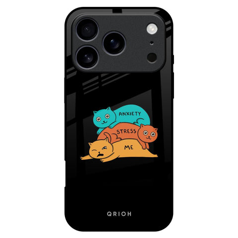 Anxiety Stress iPhone 17 Pro Max Glass Back Cover Online