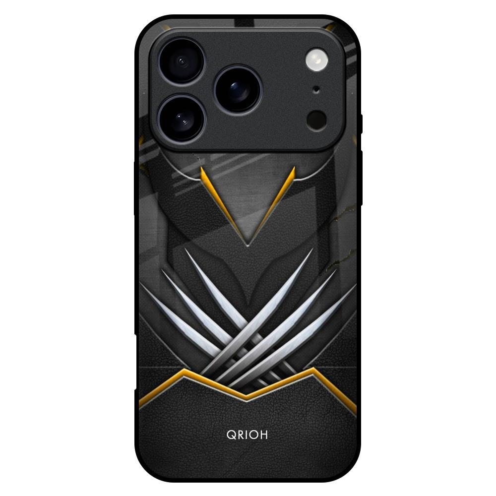 Black Warrior iPhone 17 Pro Max Glass Back Cover Online