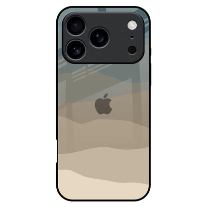 Abstract Mountain Pattern iPhone 17 Pro Max Glass Back Cover Online