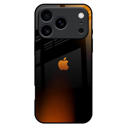 Orange Black Fusion iPhone 17 Pro Max Glass Back Cover Online