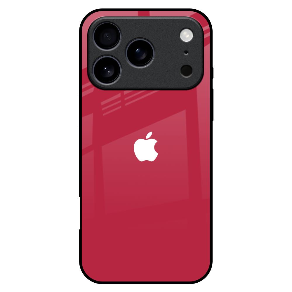Solo Maroon iPhone 17 Pro Max Glass Back Cover Online