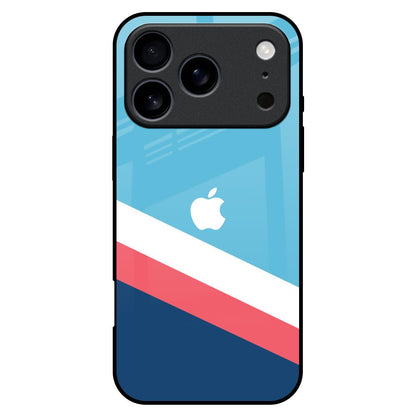 Pink & White Stripes iPhone 17 Pro Max Glass Back Cover Online