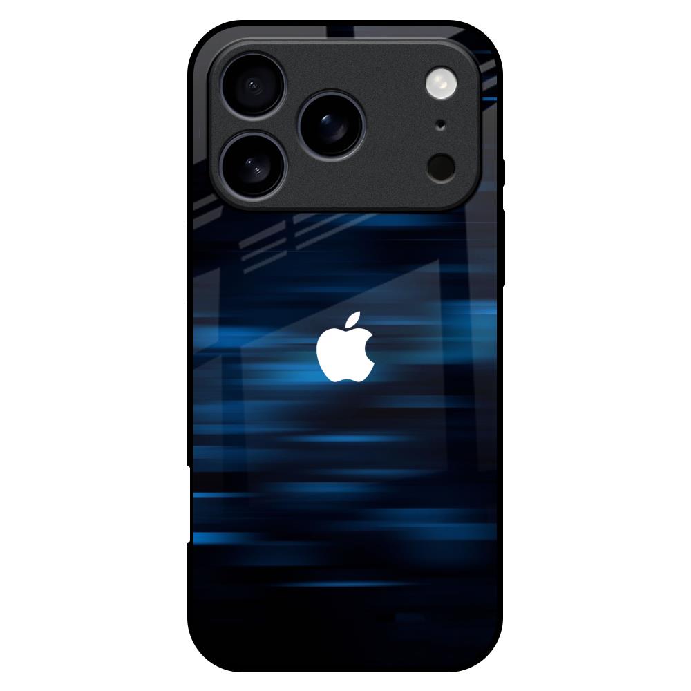 Blue Rough Abstract iPhone 17 Pro Max Glass Back Cover Online