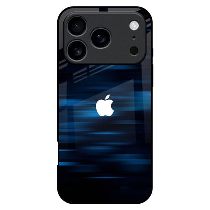 Blue Rough Abstract iPhone 17 Pro Max Glass Back Cover Online