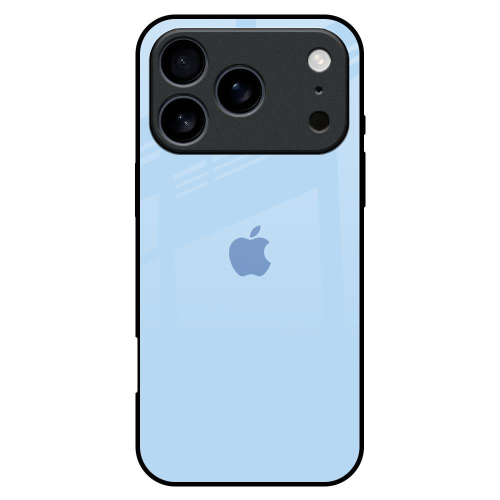 Pastel Sky Blue iPhone 17 Pro Max Glass Back Cover Online