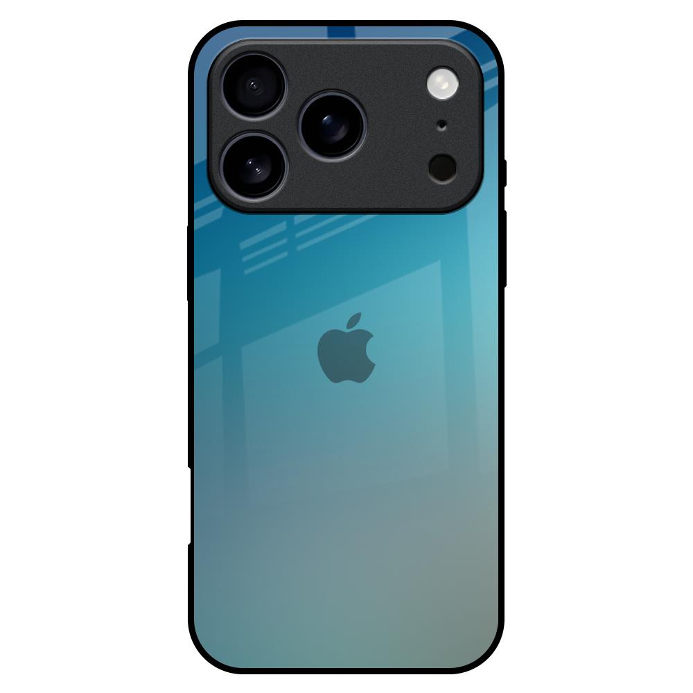 Sea Theme Gradient iPhone 17 Pro Max Glass Back Cover Online