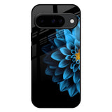 Half Blue Flower Google Pixel 10 5G Glass Back Cover Online