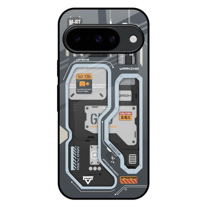 Retro Futuristic Google Pixel 10 5G Glass Back Cover Online