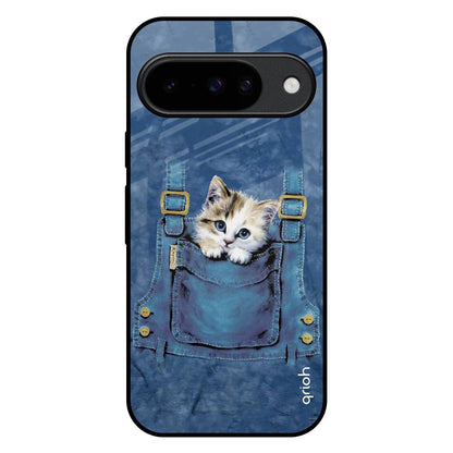 Kitty In Pocket Google Pixel 10 5G Glass Back Cover Online