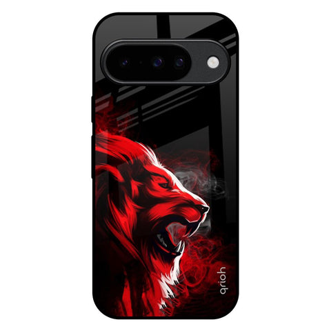 Red Angry Lion Google Pixel 10 5G Glass Back Cover Online