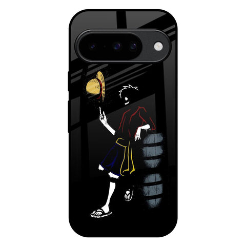 Luffy Line Art Google Pixel 10 5G Glass Back Cover Online