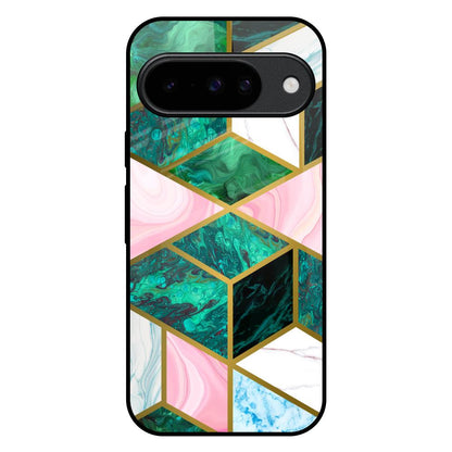 Seamless Green Marble Google Pixel 10 5G Glass Back Cover Online