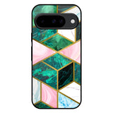 Seamless Green Marble Google Pixel 10 5G Glass Back Cover Online
