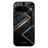 Sleek Golden & Navy Google Pixel 10 5G Glass Back Cover Online