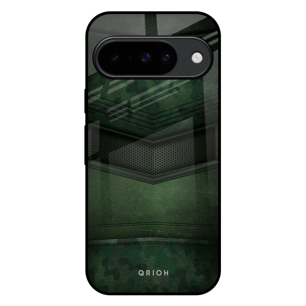 Green Leather Google Pixel 10 5G Glass Back Cover Online