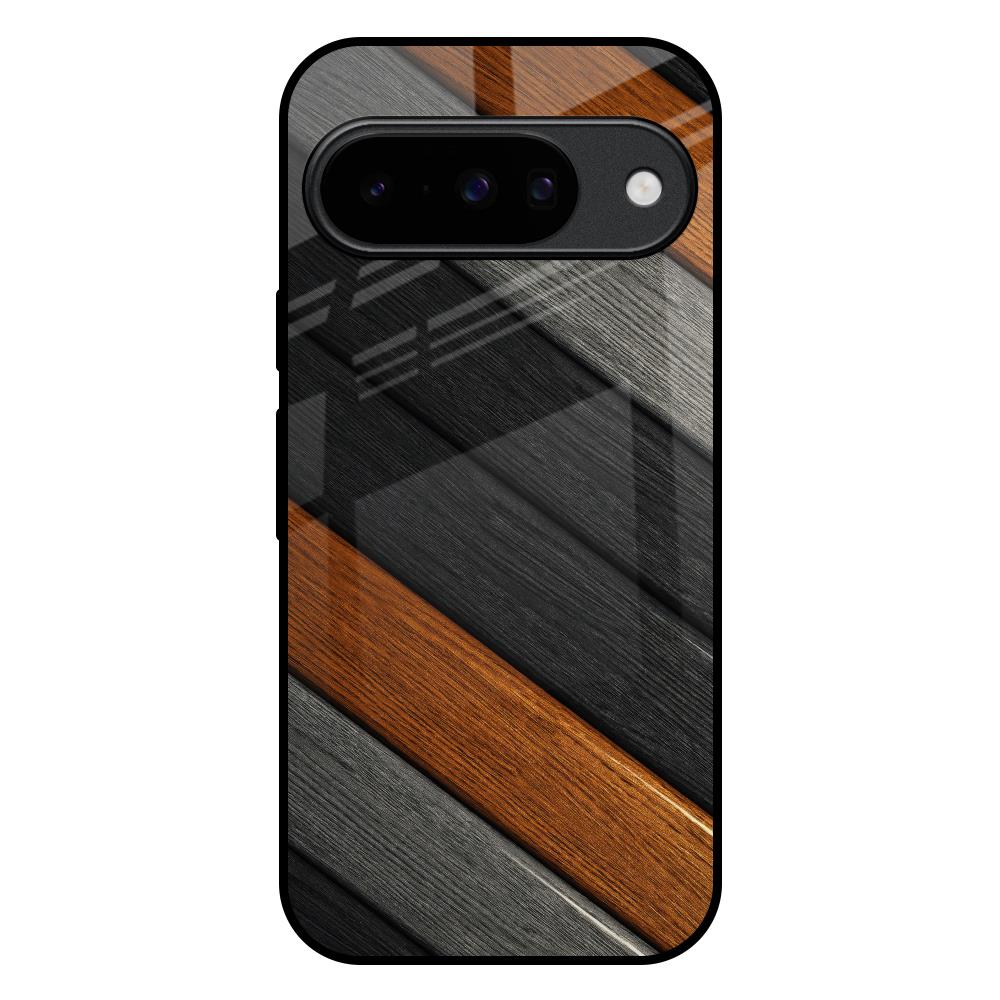 Tri Color Wood Google Pixel 10 5G Glass Back Cover Online