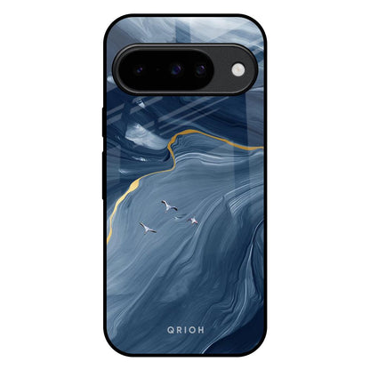 Deep Ocean Marble Google Pixel 10 5G Glass Back Cover Online