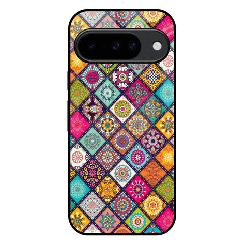 Multicolor Mandala Google Pixel 10 5G Glass Back Cover Online