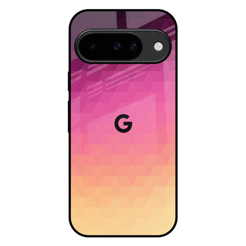 Geometric Pink Diamond Google Pixel 10 5G Glass Back Cover Online