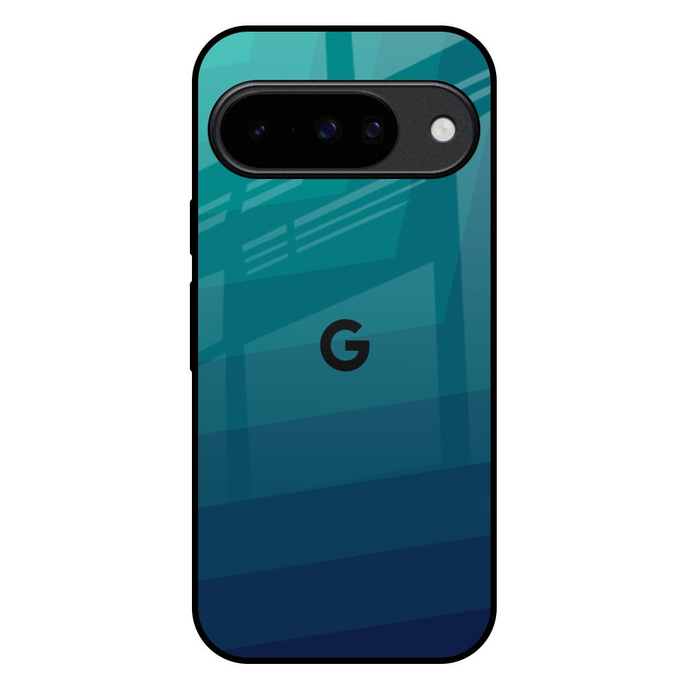 Green Triangle Pattern Google Pixel 10 5G Glass Back Cover Online