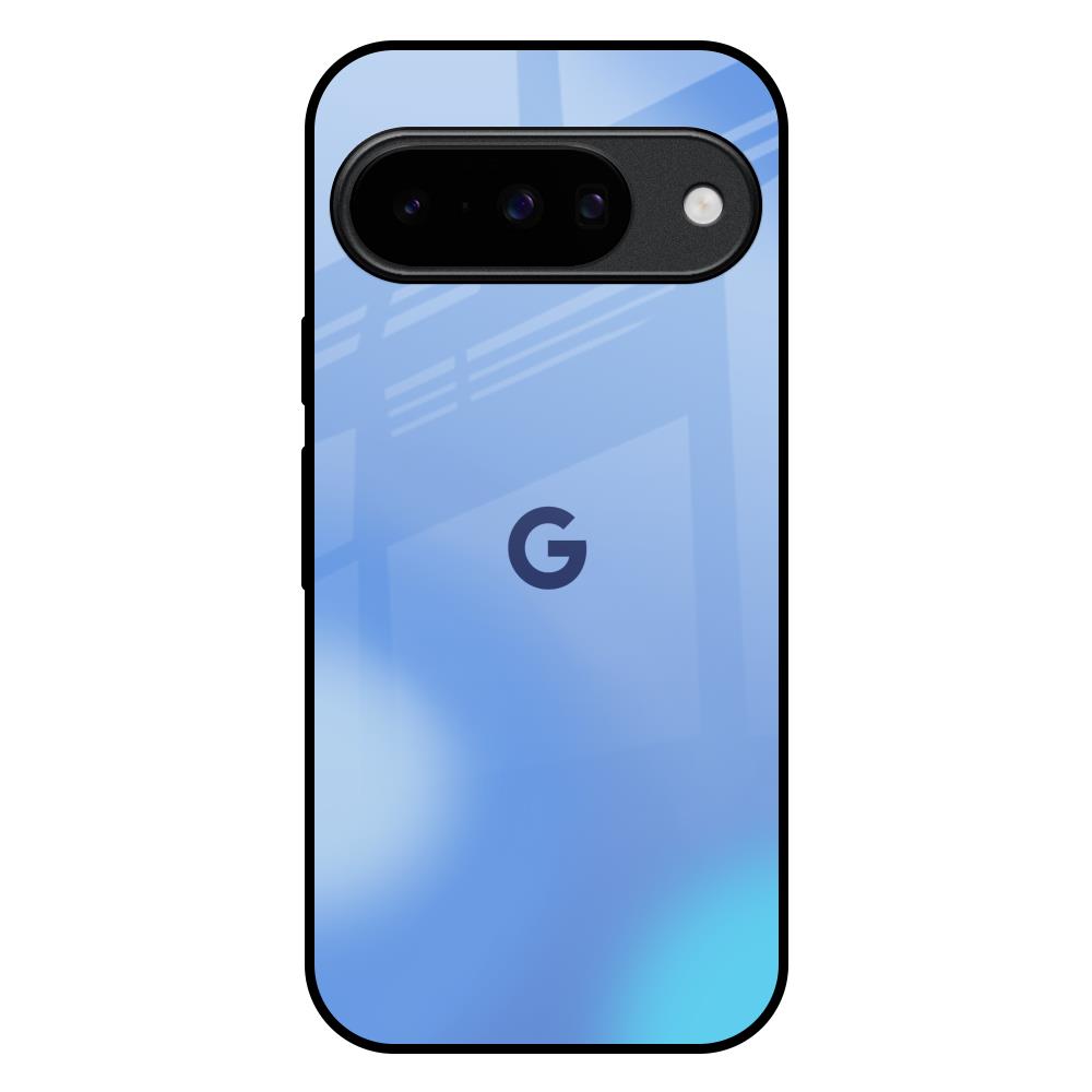 Vibrant Blue Texture Google Pixel 10 5G Glass Back Cover Online