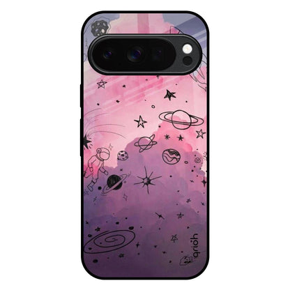 Space Doodles Google Pixel 10 Pro 5G Glass Back Cover Online