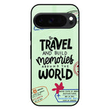 Travel Stamps Google Pixel 10 Pro 5G Glass Back Cover Online