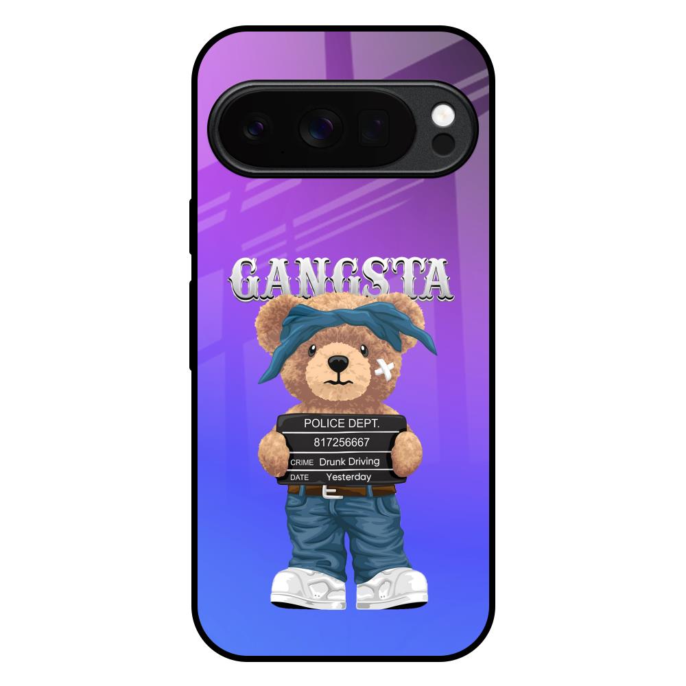 Gangsta Bear Google Pixel 10 Pro 5G Glass Back Cover Online