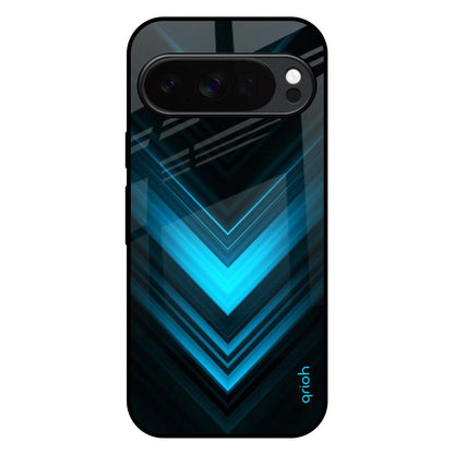 Vertical Blue Arrow Google Pixel 10 Pro 5G Glass Back Cover Online