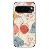 Abstract Faces Google Pixel 10 Pro 5G Glass Back Cover Online