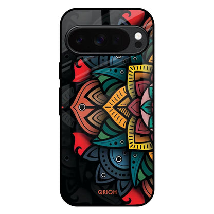 Retro Gorgeous Flower Google Pixel 10 Pro 5G Glass Back Cover Online