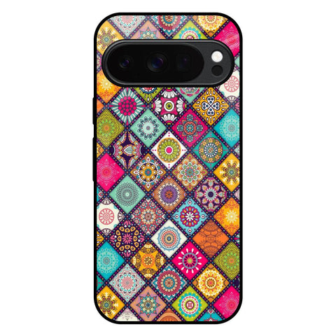 Multicolor Mandala Google Pixel 10 Pro 5G Glass Back Cover Online