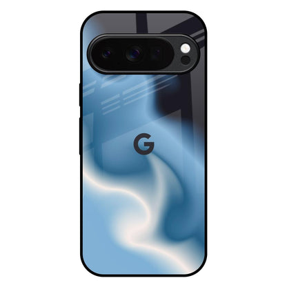 Blue Waves Google Pixel 10 Pro 5G Glass Back Cover Online