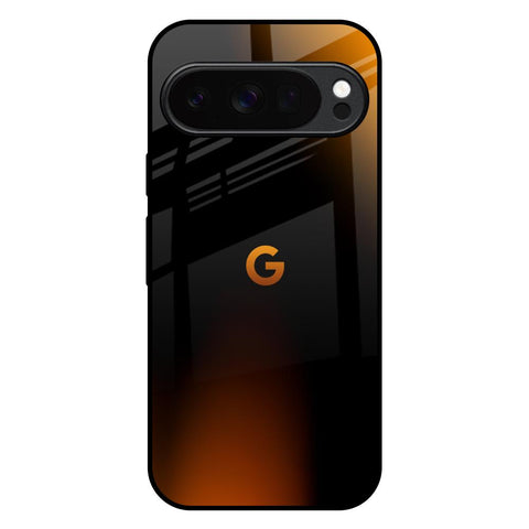 Orange Black Fusion Google Pixel 10 Pro 5G Glass Back Cover Online