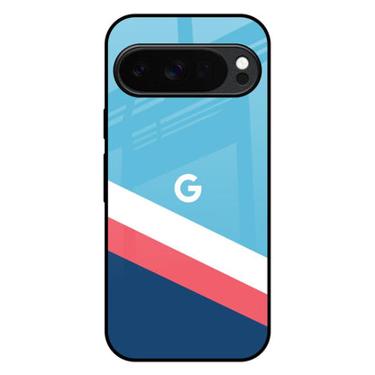 Pink & White Stripes Google Pixel 10 Pro 5G Glass Back Cover Online