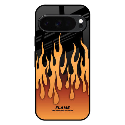 Fire Flame Google Pixel 10 Pro XL 5G Glass Back Cover Online