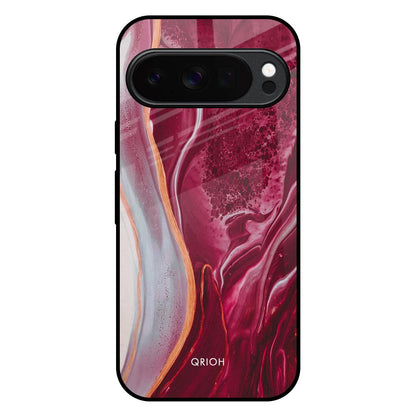 Crimson Ruby Google Pixel 10 Pro XL 5G Glass Back Cover Online