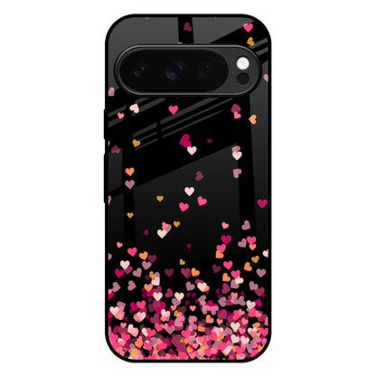 Heart Rain Fall Google Pixel 10 Pro XL 5G Glass Back Cover Online