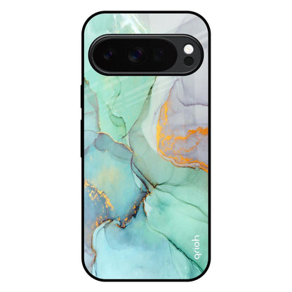 Green Marble Google Pixel 10 Pro XL 5G Glass Back Cover Online